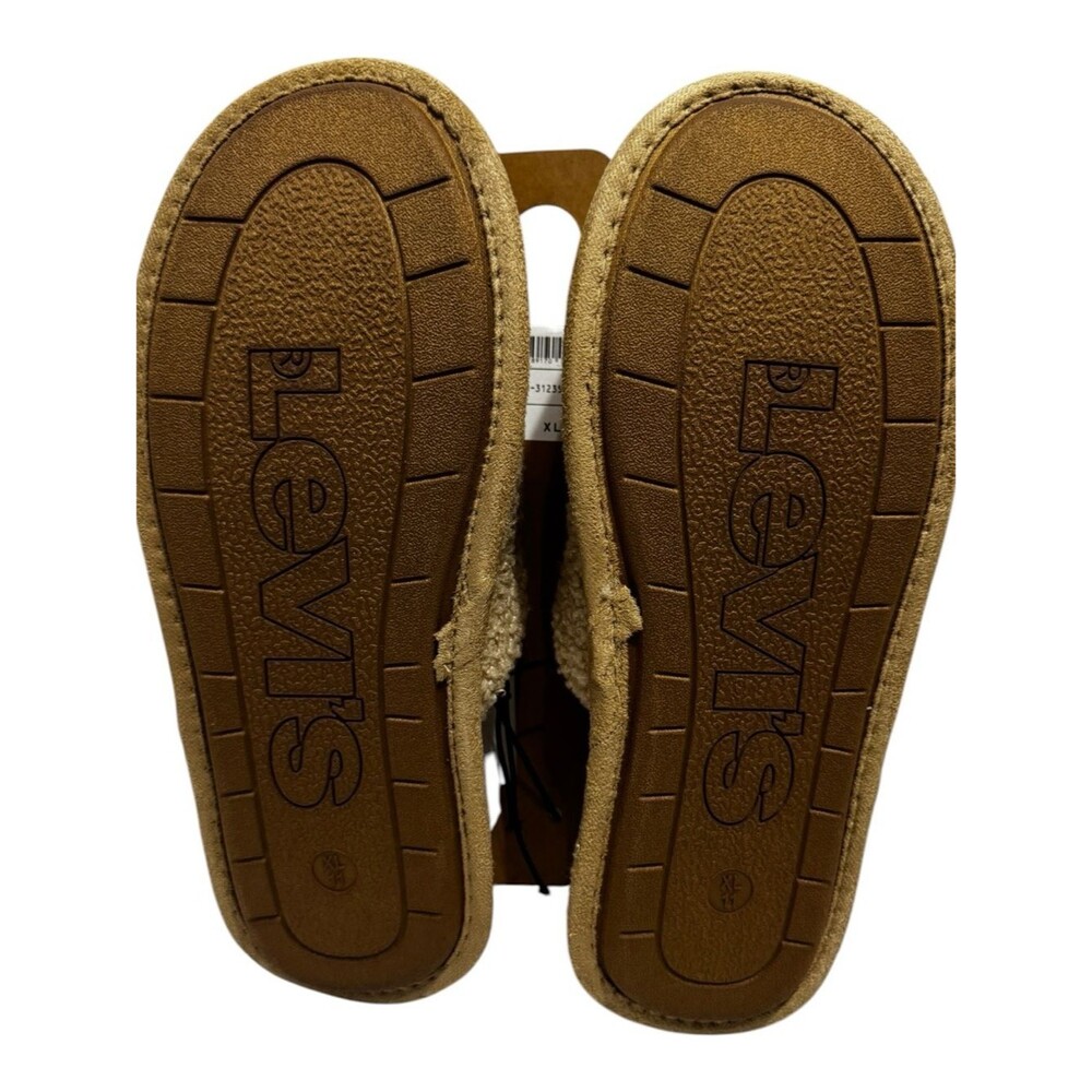 Levi's Women’s Cream Lacy Memory Foam Scuff Slippers Size XL/11 - Picture 4 of 4